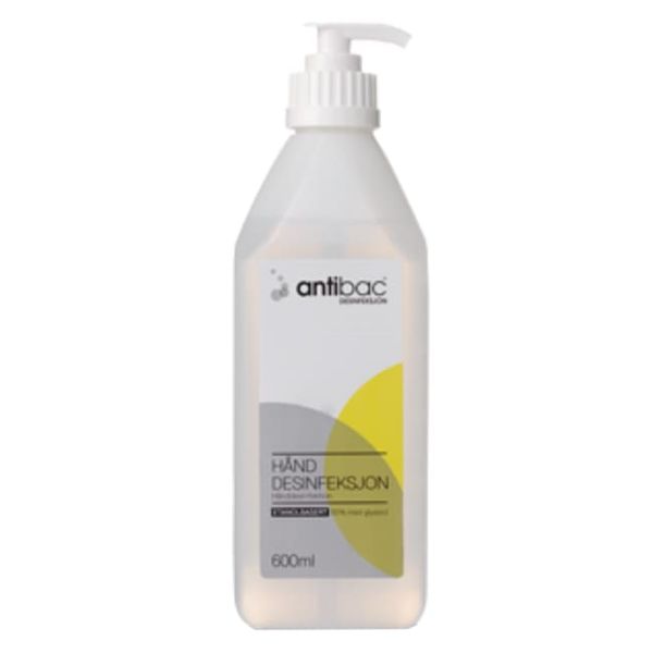Hovedbilde Antibac Hånddesinfeksjon 85% 600 ml Flytende