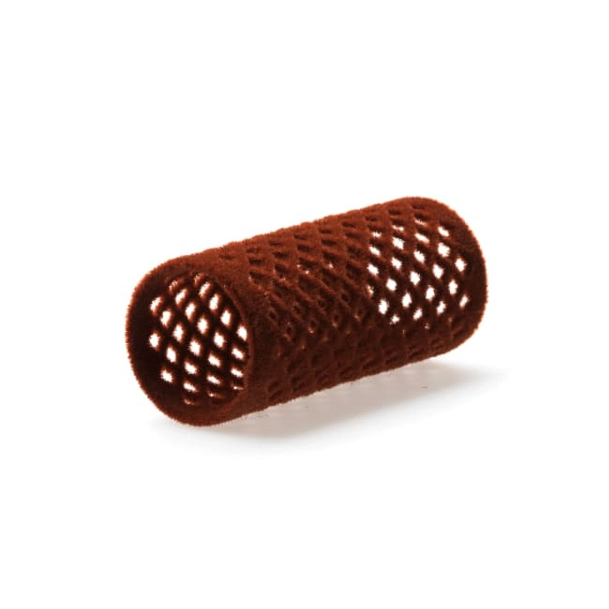Hårrull Velour Brun 28 mm