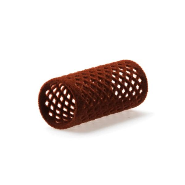 Hovedbilde Hårrull Velour Brun 28 mm