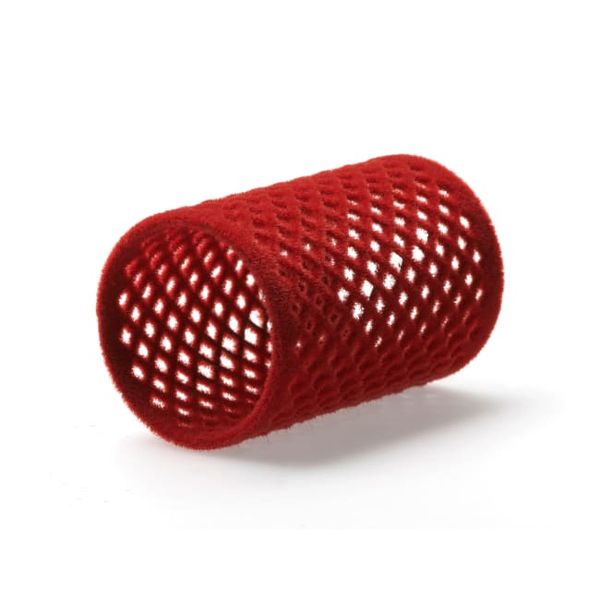 Hovedbilde Hårrull Velour Rød 40 mm
