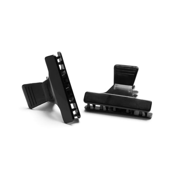 Hovedbilde Plastklype Sort Liten 12 pk